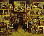    David Teniers Archduke Leopold William in his Gallery in Brussels Spain oil painting reproduction